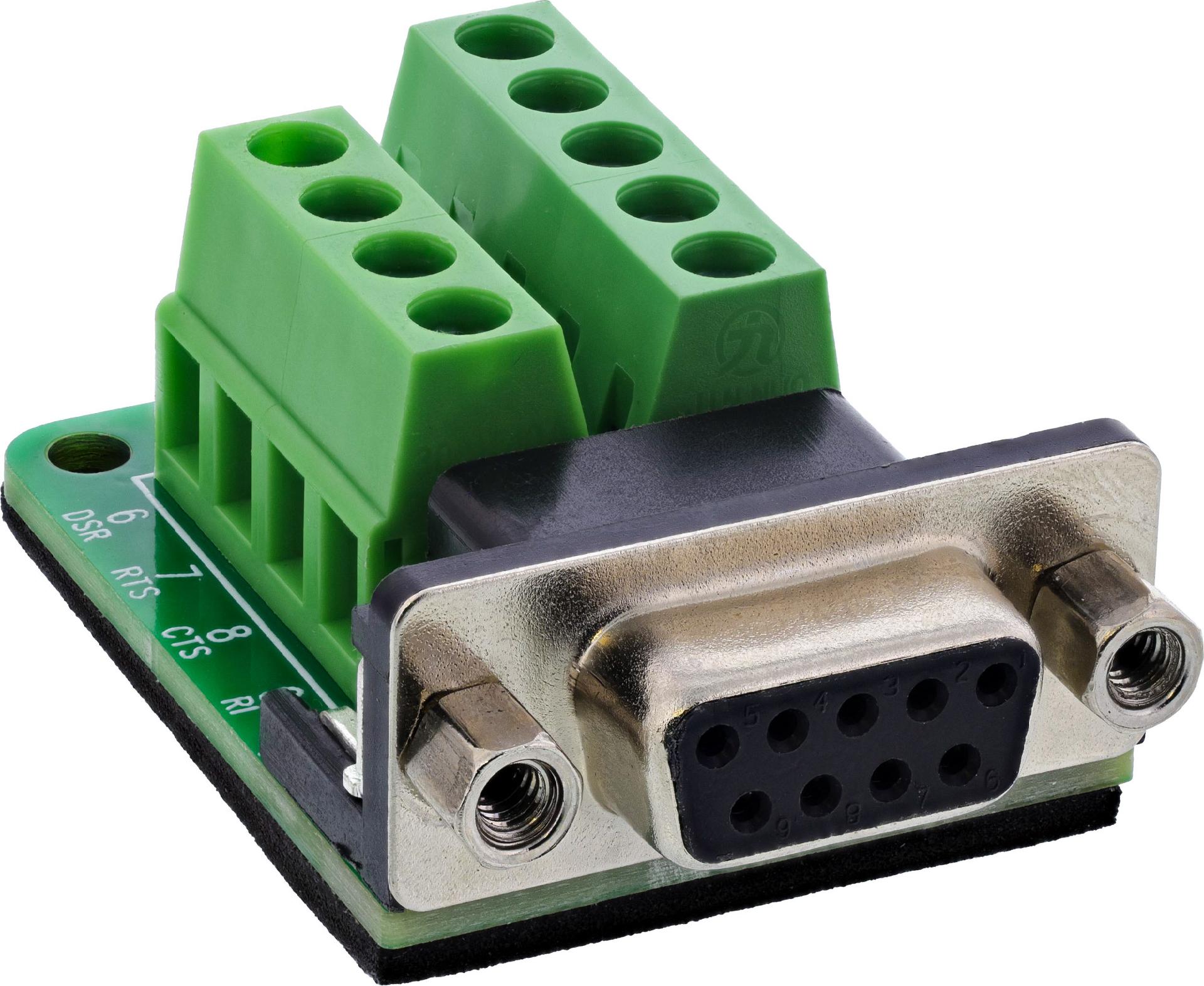 InLine Terminalblock D-Sub 9 Buchse (92501E)