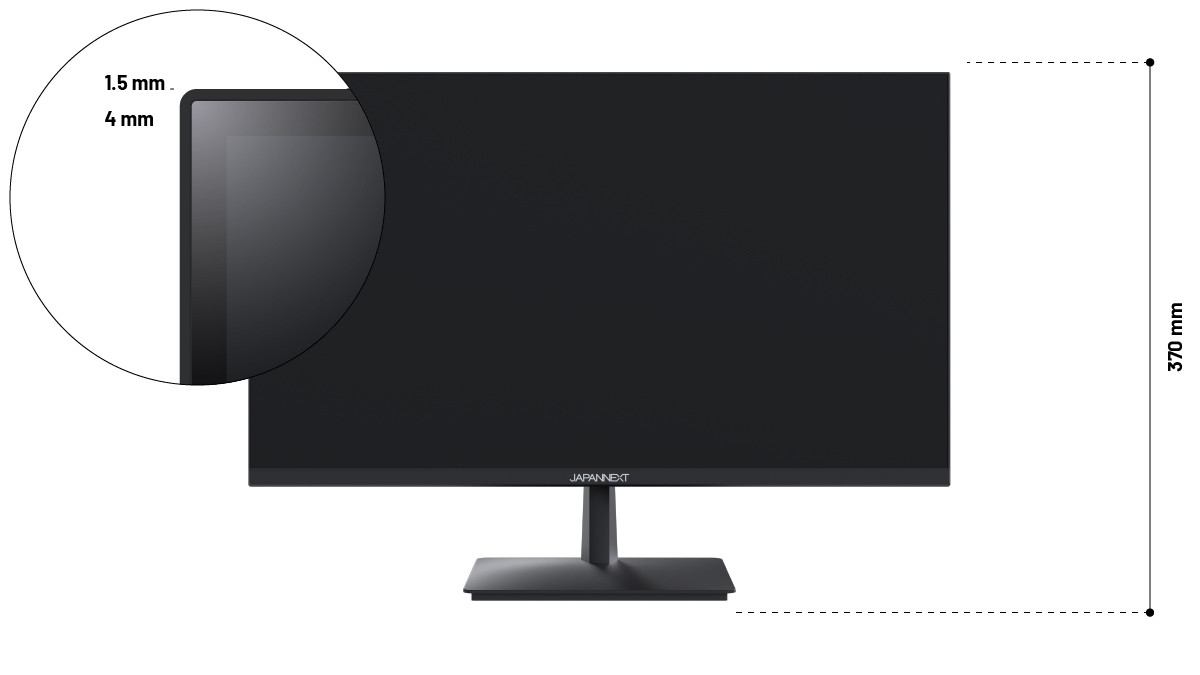 JAPANNEXT JN-I280UHD60F-P 28" Monitor 3840x2160 IPS 60 Hz Schwarz