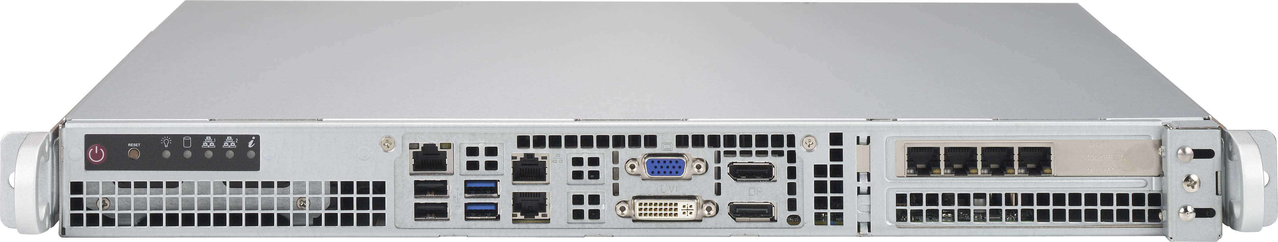 Supermicro SC515 R407 - 1U Rack-Montage - 400 W - Silber