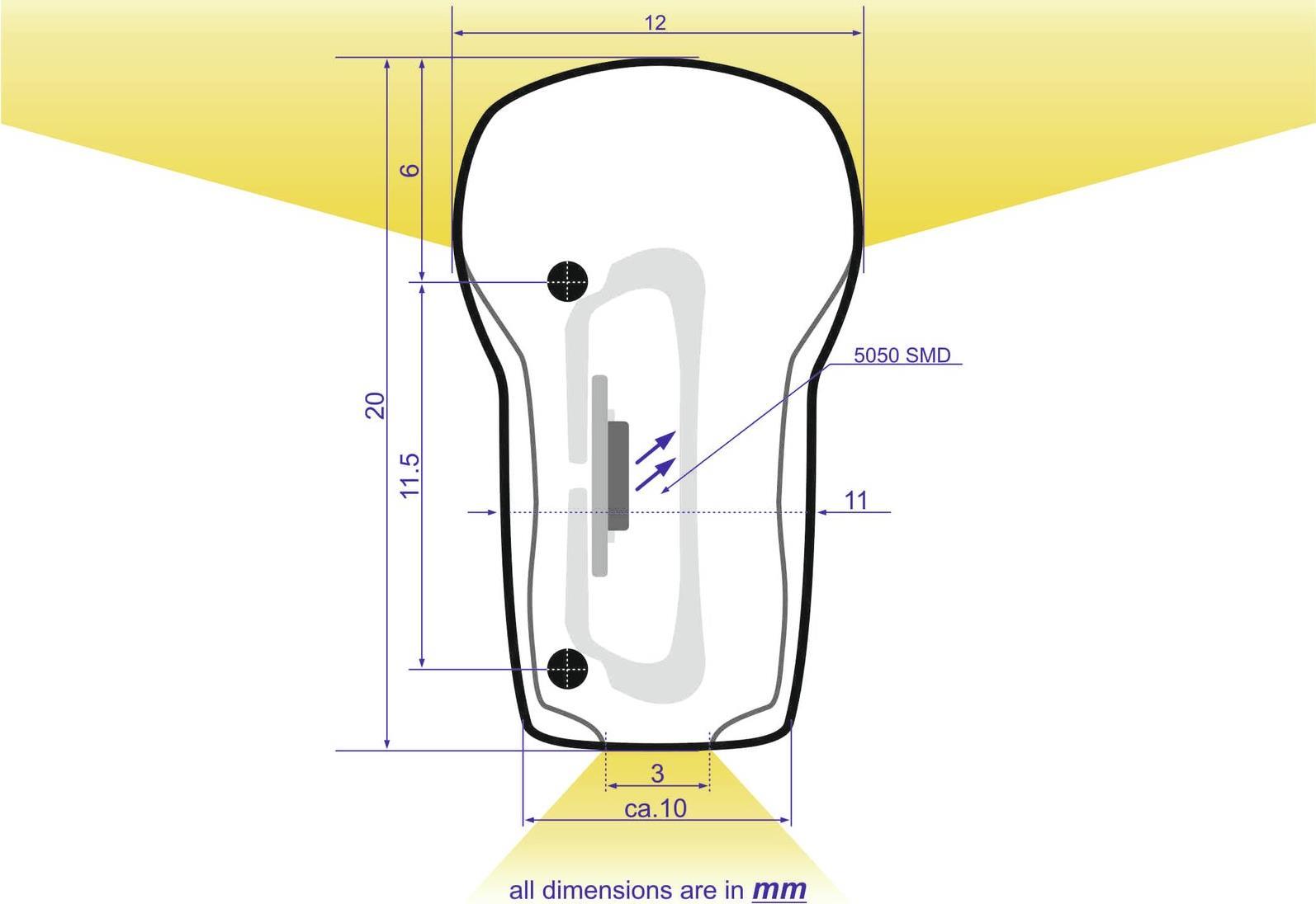 EUROLITE LED Neon Flex 230V Slim blau 100cm (50499804)