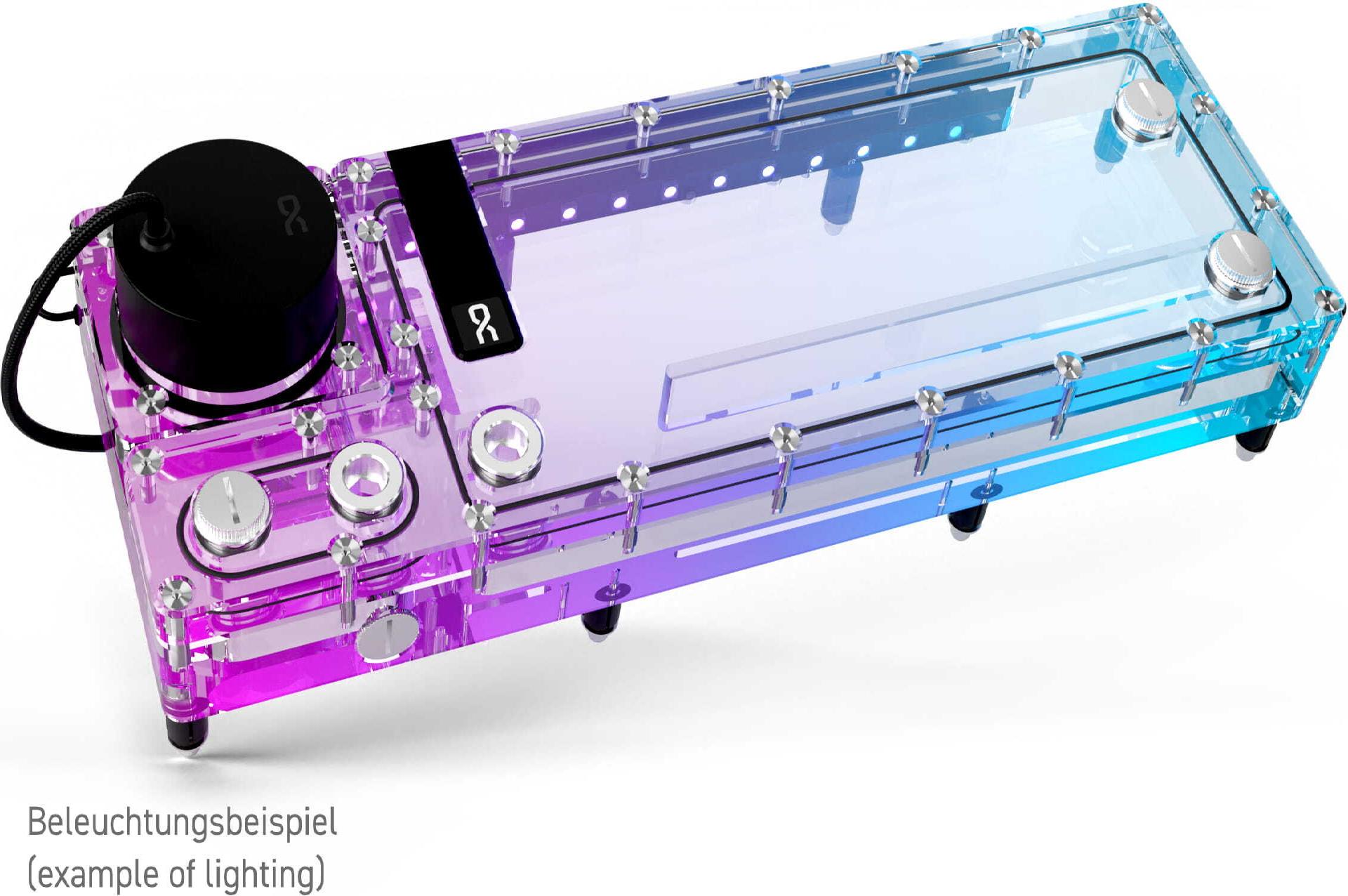 Alphacool Core 15488 Pumpe und Reservoir (VPP-D5) Schwarz, Durchsichtig