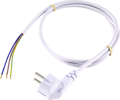 Sygonix SY-5043482 Strom Anschlusskabel Weiß 2.00 m (SY-5043482)