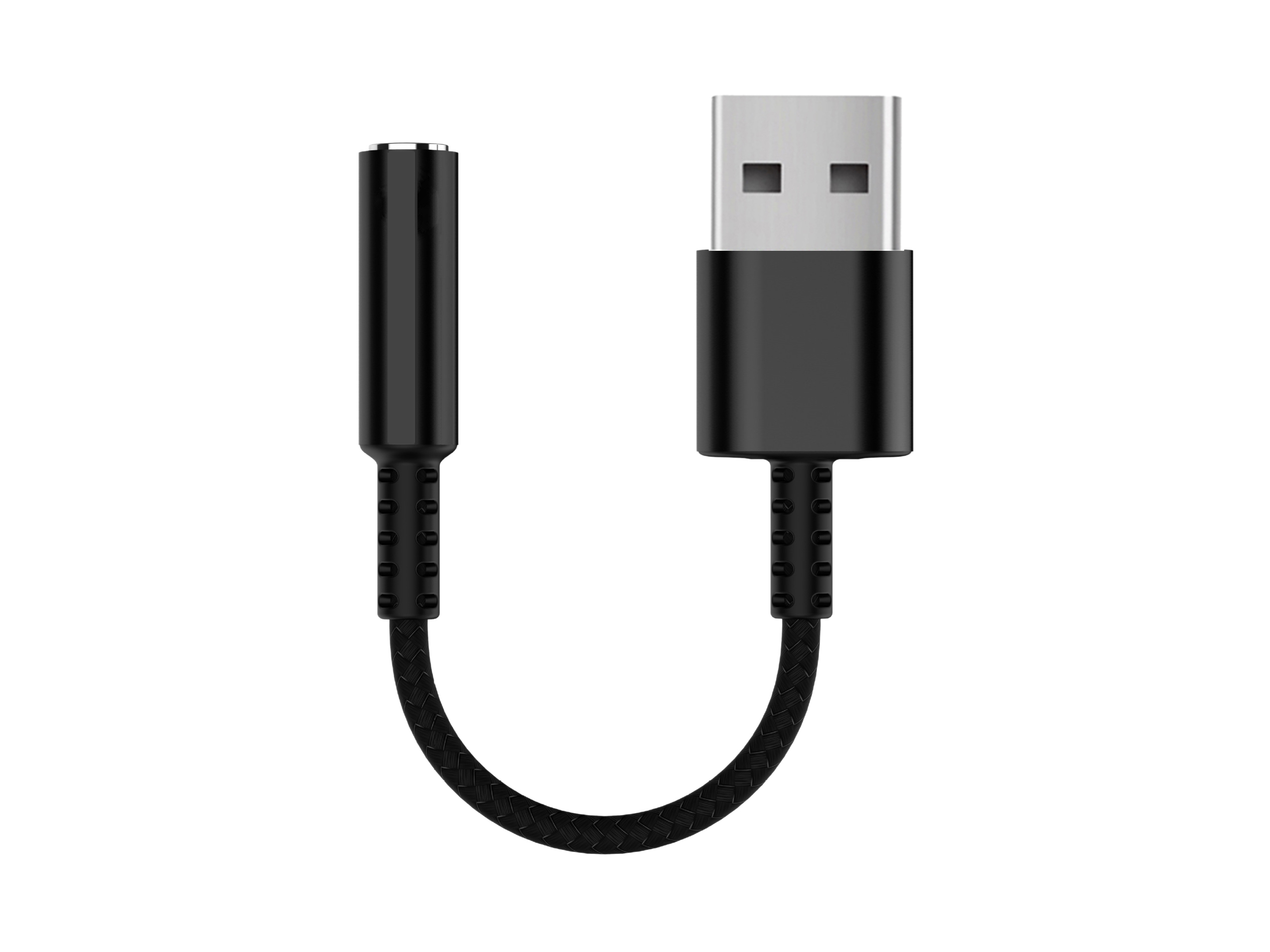 Equip USB-A auf 3,5 mm DAC-Adapter 4-Pin 0,15 m Beige
