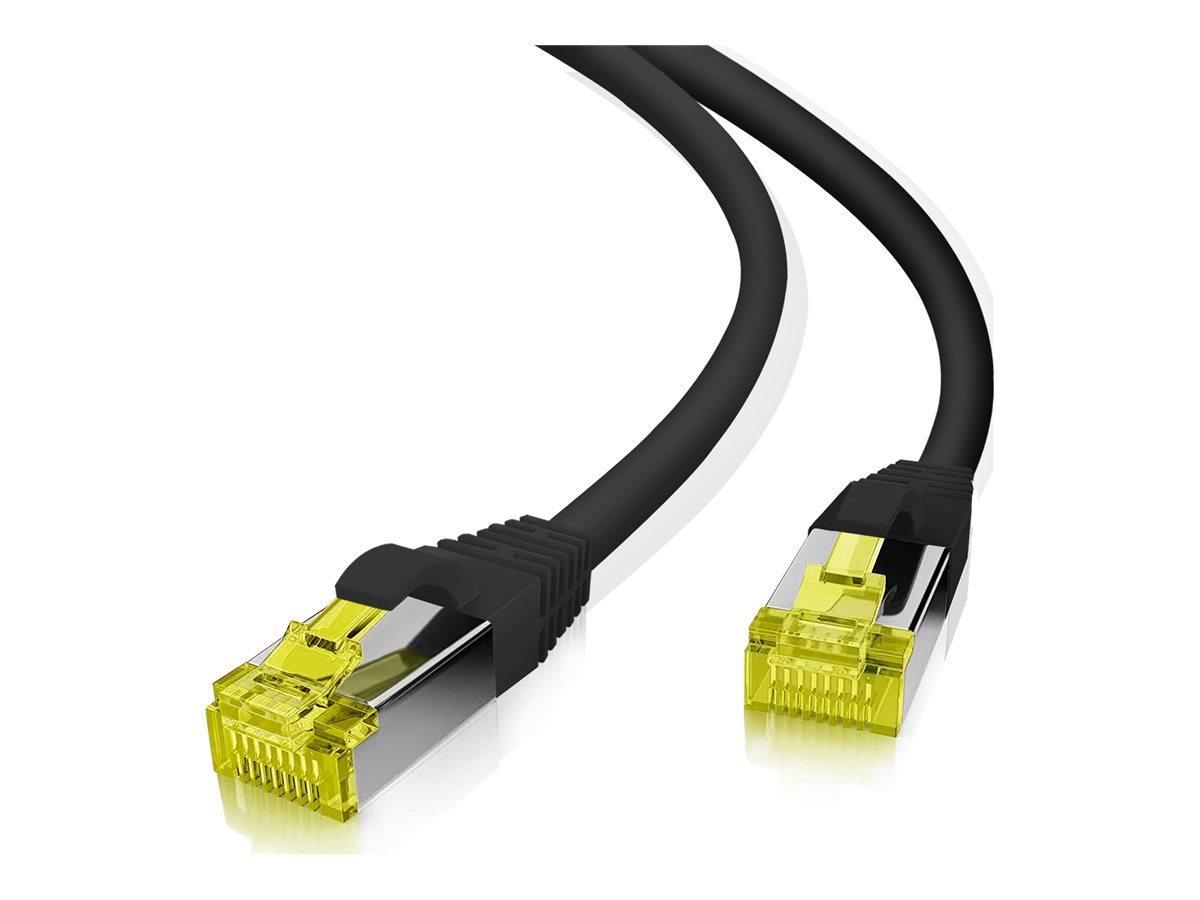 Helos Patch-Kabel Cat 7 S/FTP 2 m RJ-45 Schwarz