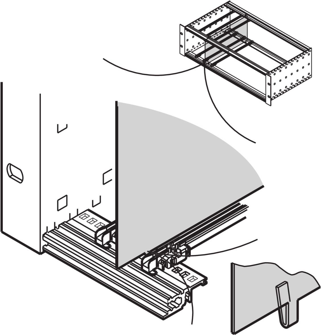 SCHROFF Zwischenwand - ZWISCHENWAND 6HE 160T (34562763)