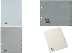 Rexel Kunstst.Reg.A4 20tlg.A-Z überb (25262481)