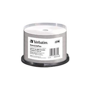 Verbatim DataLifePlus - 50 x DVD-R - 4,7GB 16x - mit Tintenstrahldrucker bedruckbare Oberfläche, breite bedruckbare Oberfläche - Spindel - Speichermedium (43734)