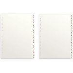 ELBA Karton-Register, A-Z, ohne "ST"-"SCH", A4, 18-teilig Maße: (B)210 x (H)297 mm, Taben schwarz-rot bedruckt (594580-20)