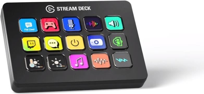 Elgato Stream Deck MK.2 Tastenfeld 15 Tasten USB-C Schwarz