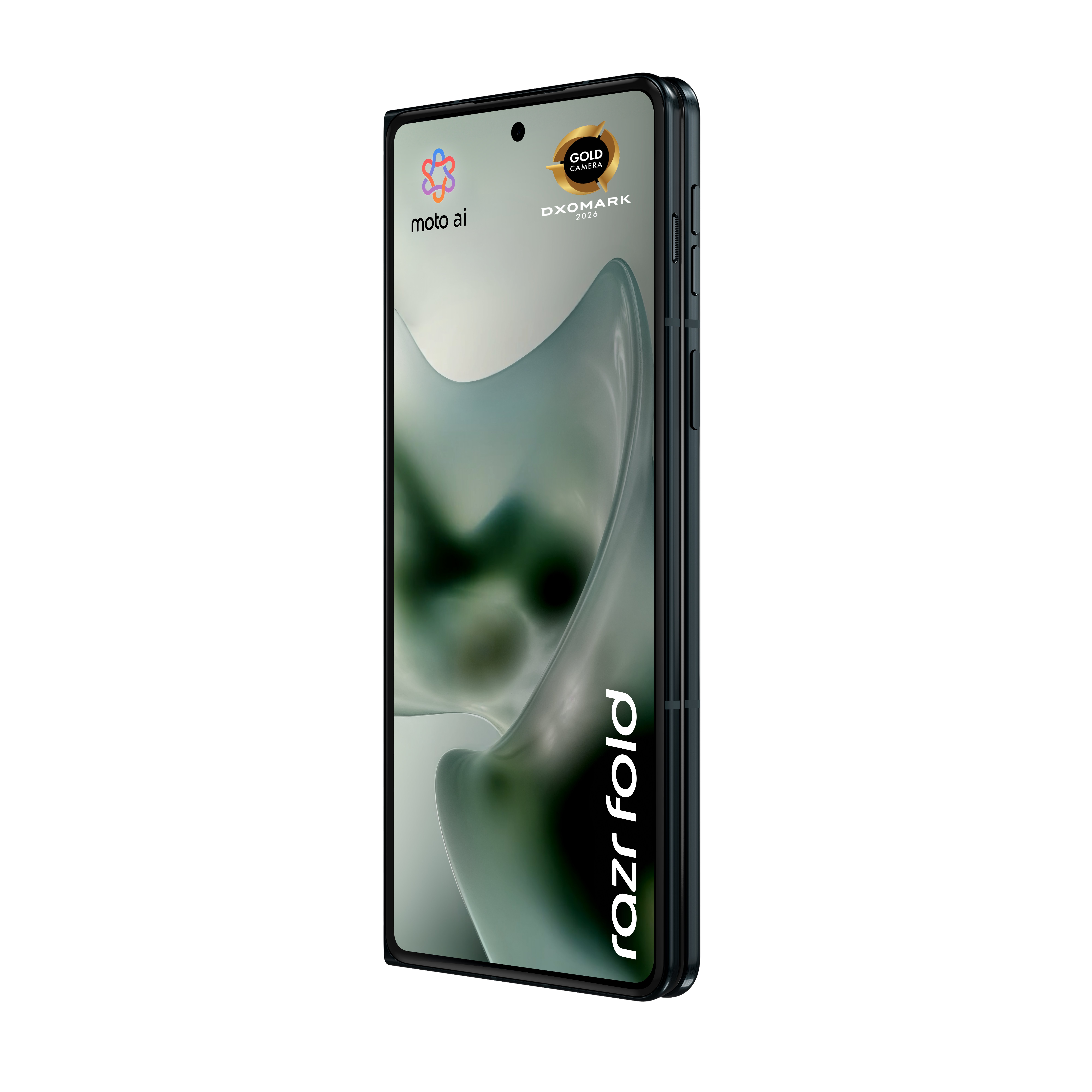 Motorola Razr Fold 5G Dual-SIM Smartphone 16 GB RAM 512 GB 8.09" Android 16 Schwarz, PANTONE Blackened Blue