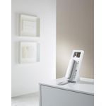 Siedle BTSV 850-03 W. Produkttyp: Telefon, Produktfarbe: Weiß, Markenkompatibilität: Siedle. Breite: 106 mm, Tiefe: 46 mm, Höhe: 278 mm (200040578-00)