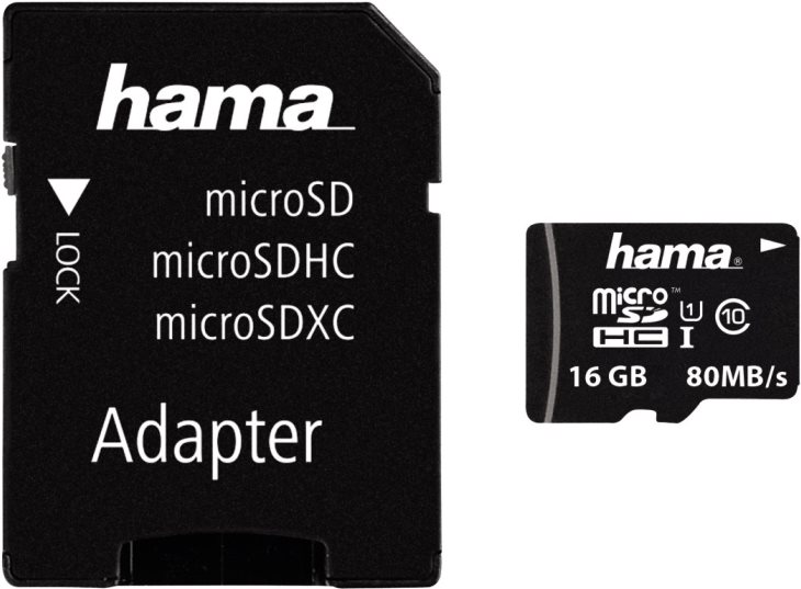 Hama microSDHC 16GB (00124150)