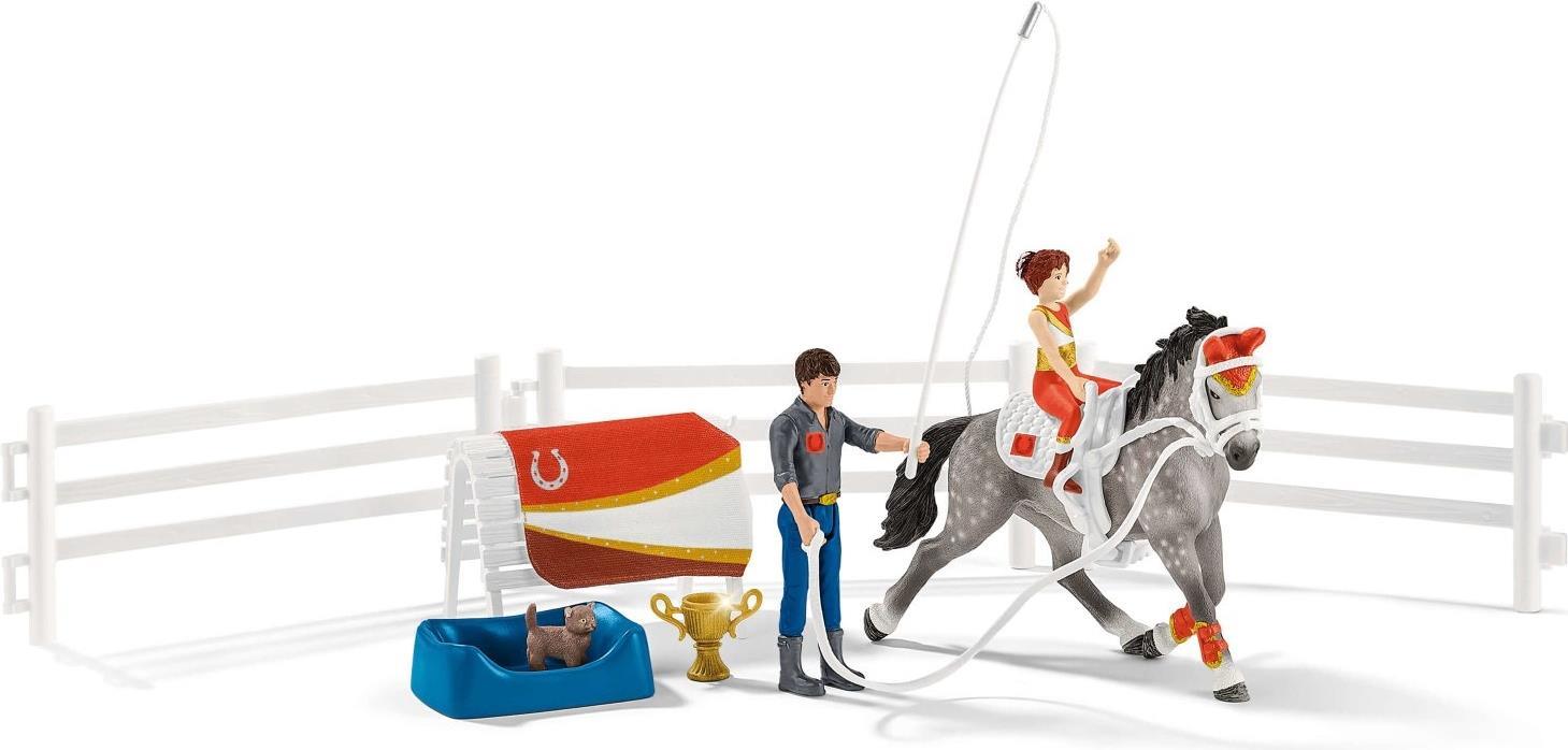 Schleich Horse Club Mia's Voltigier-Reitset Mehrfarbig