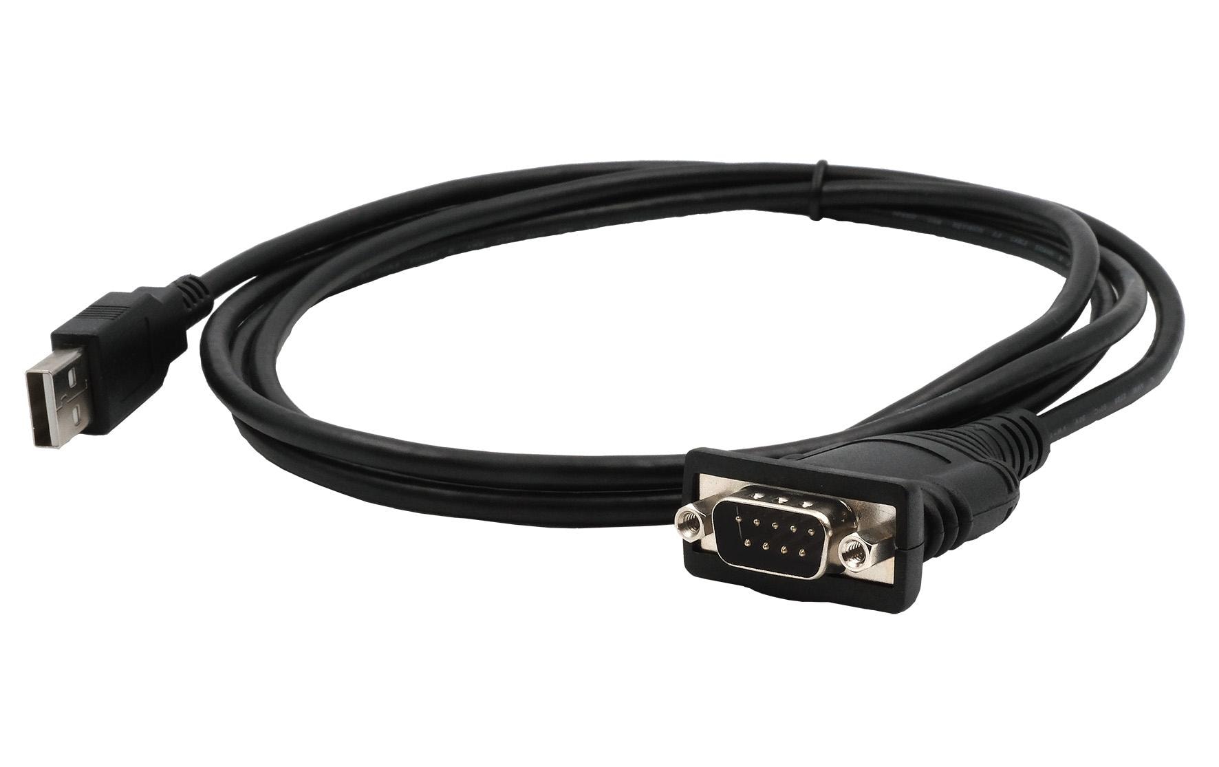 Exsys EX-13001 USB zu RS-232 Adapterkabel 1,8 m Schwarz