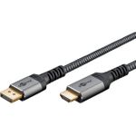 Goobay 65271 Videokabel-Adapter 5 m DisplayPort HDMI Grau (65271)