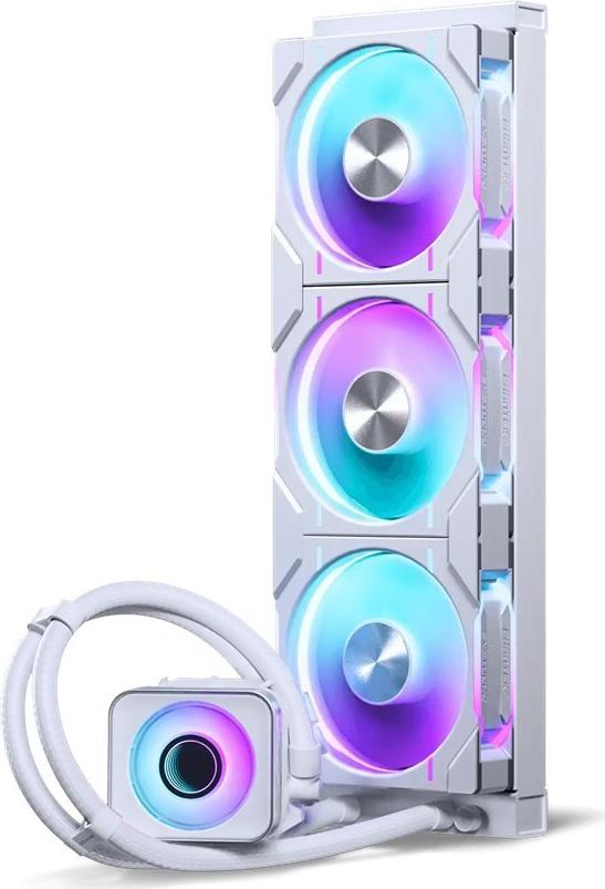 Phanteks Glacier One 360D30 X2 DRGB AiO Wasserkühlung - 360mm weiß (PH-GO360D30_DWT02)