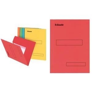 Esselte Aktenmappe, DIN A4, aus Karton, 160 g/qm, grün mit 2 Einschlagklappen, 100% recycelbar, - 1 Stück (721040)