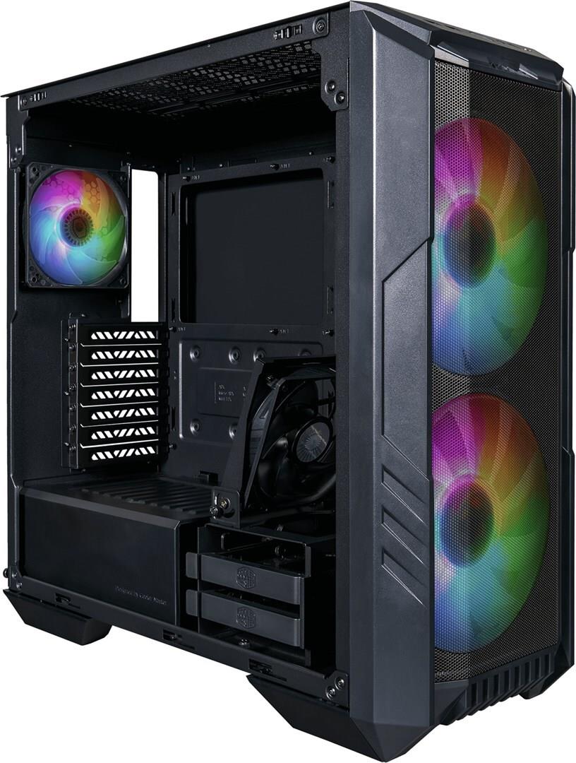 Cooler Master HAF 500 Midi Tower ATX/EATX/mATX/ITX Gehärtetes Glas ARGB Schwarz