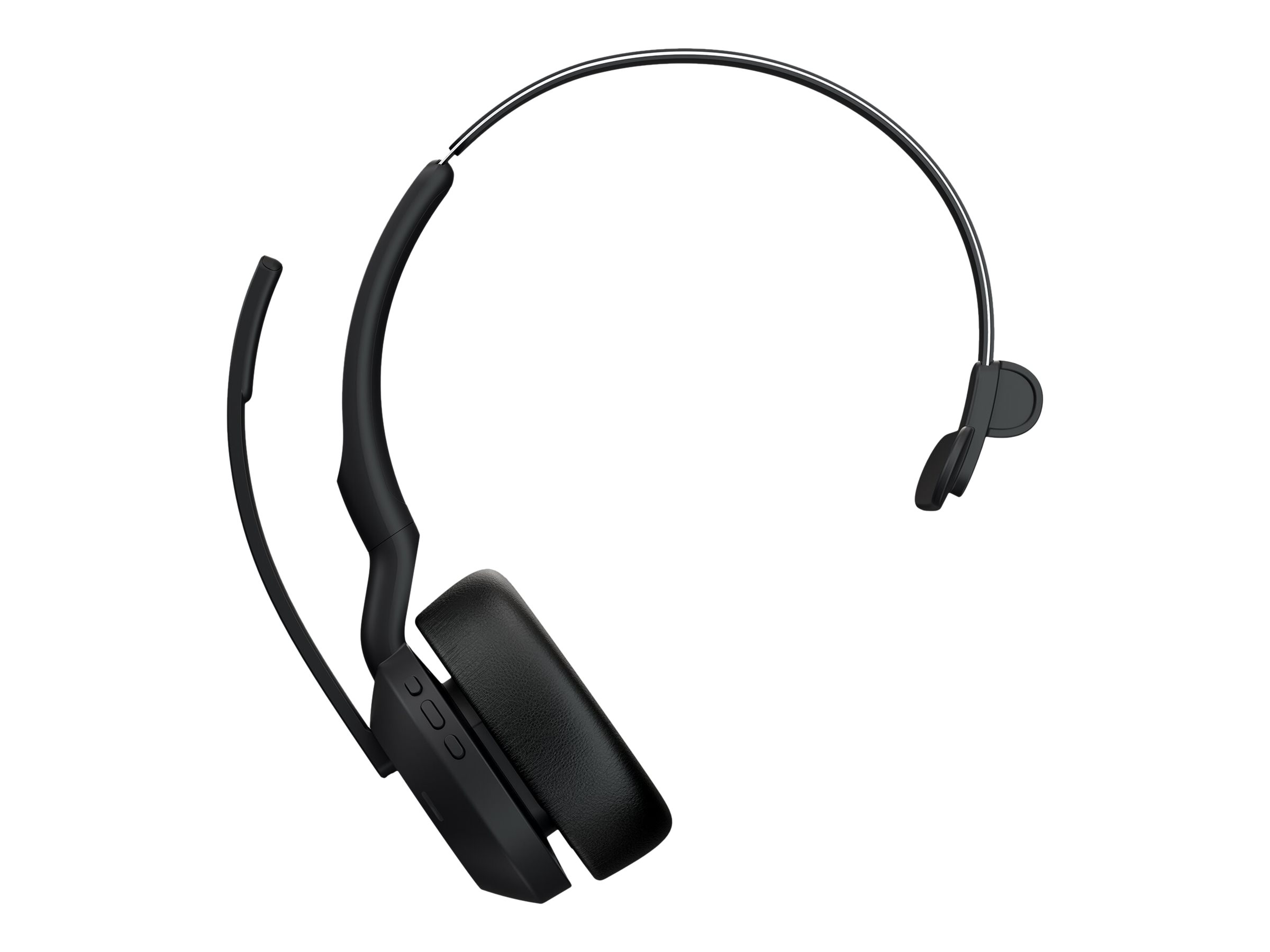 Jabra Evolve2 55 MS Mono On-Ear Headset Schwarz