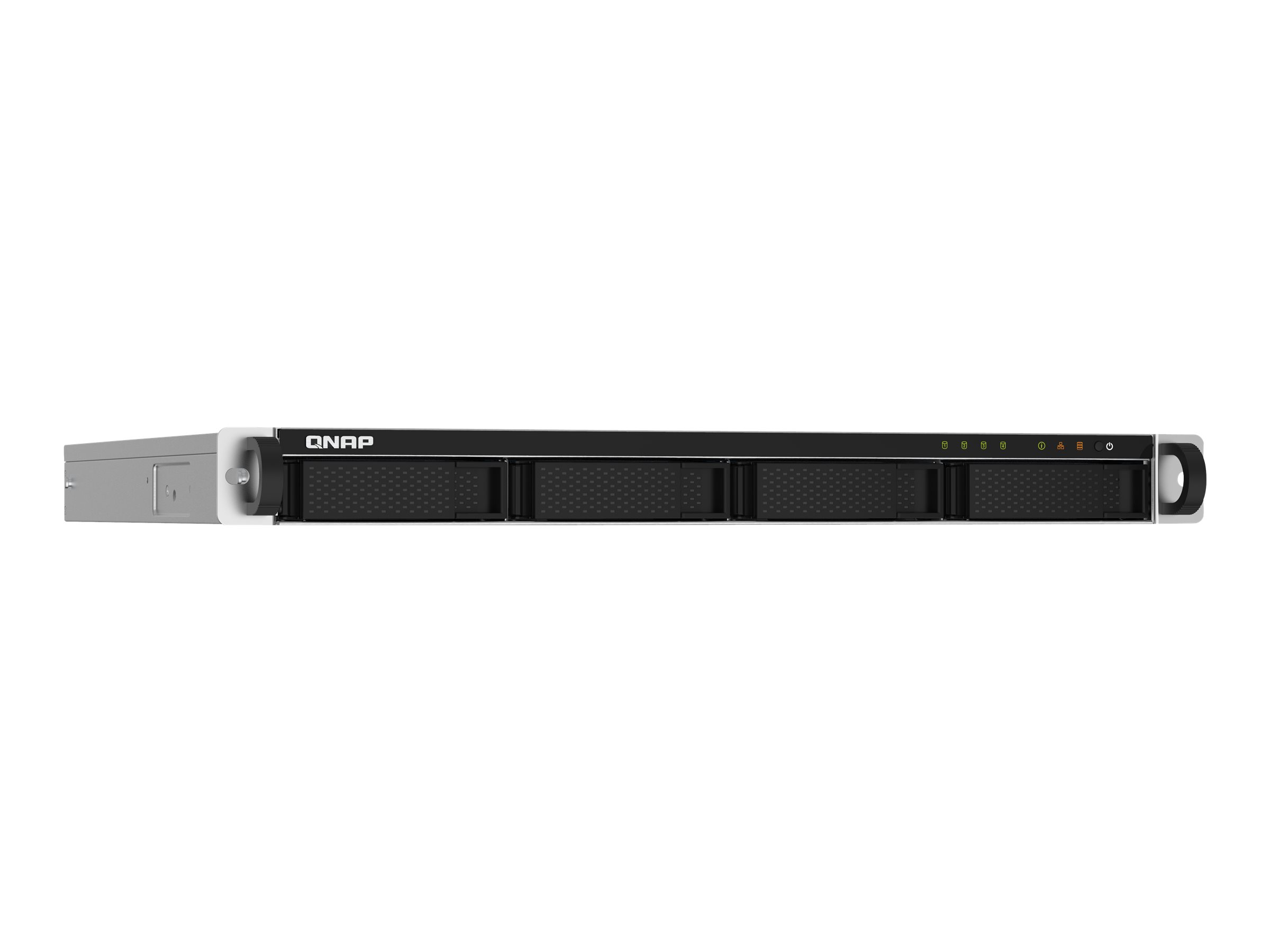 QNAP TS-432PXU 4-Bay Rackmount NAS 2 GB RAM Schwarz