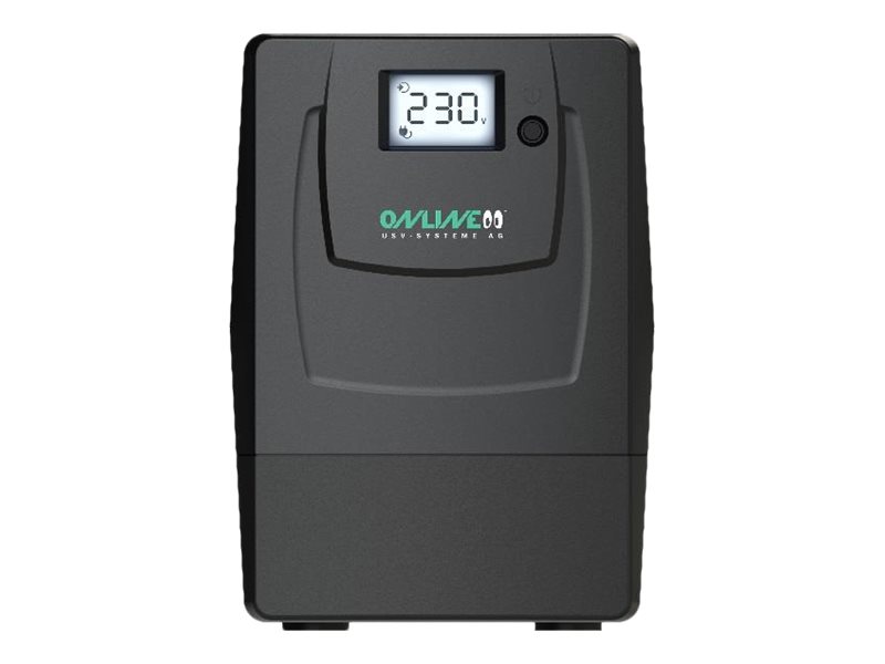 ONLINE USV-Systeme YUNTO Smile 600 Line-Interaktiv 600 VA 360 W Schwarz