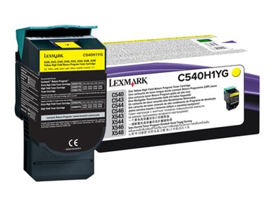 Lexmark C540H1YG Tonerpatrone 2000 Seiten Gelb