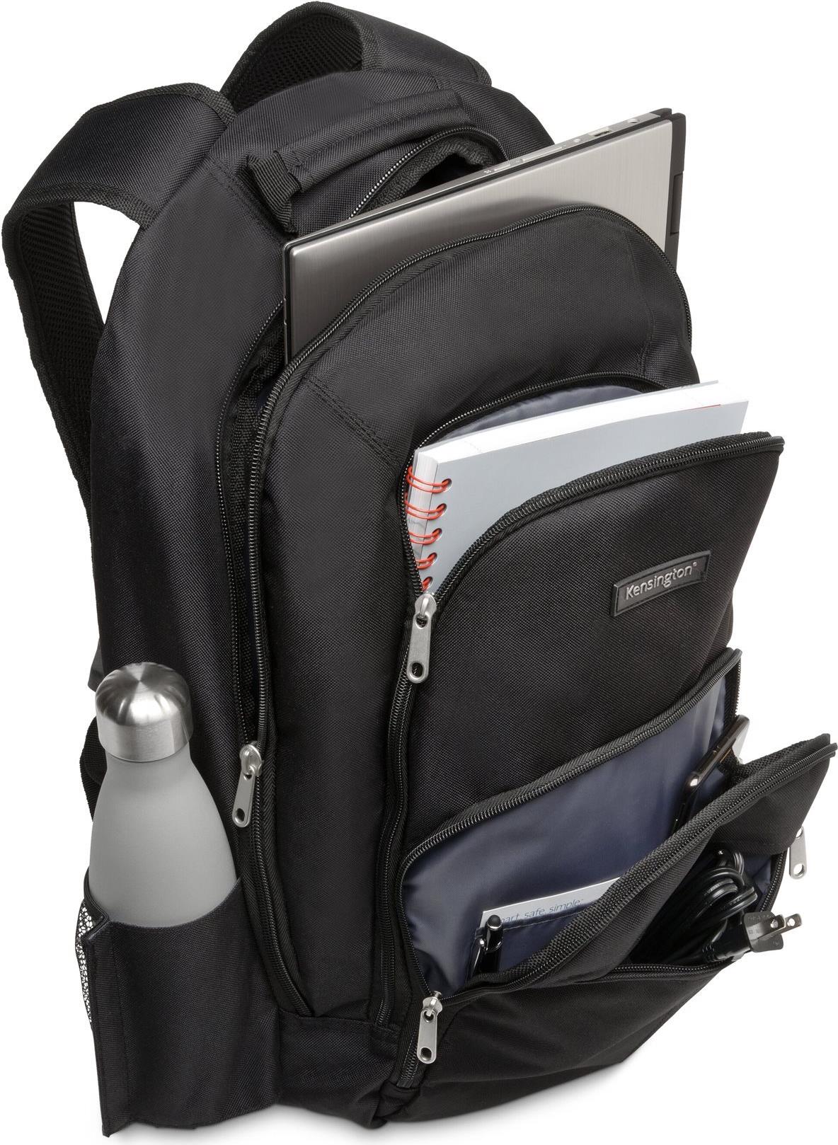 Kensington SP25 15.4" Classic Backpack Notebook-Rucksack Schwarz