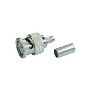 Telegärtner BNC-Kabelstecker Crimp G13, G50 75 Ohm, crimp/crimp, Professional, A0204, G13 (0.4/2.5)  - 5 Stück (J01002A1350)