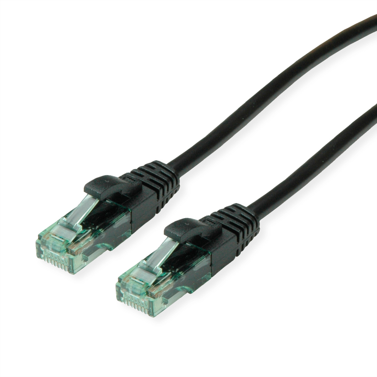ROLINE 21.45.3157 Cat 6a UTP Patchkabel 10 m Schwarz