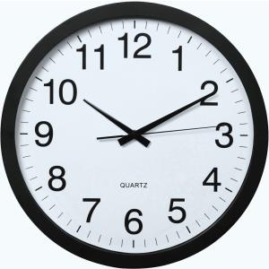 Hama PG-400 Jumbo Quartz wall clock Kreis Schwarz (00136292)