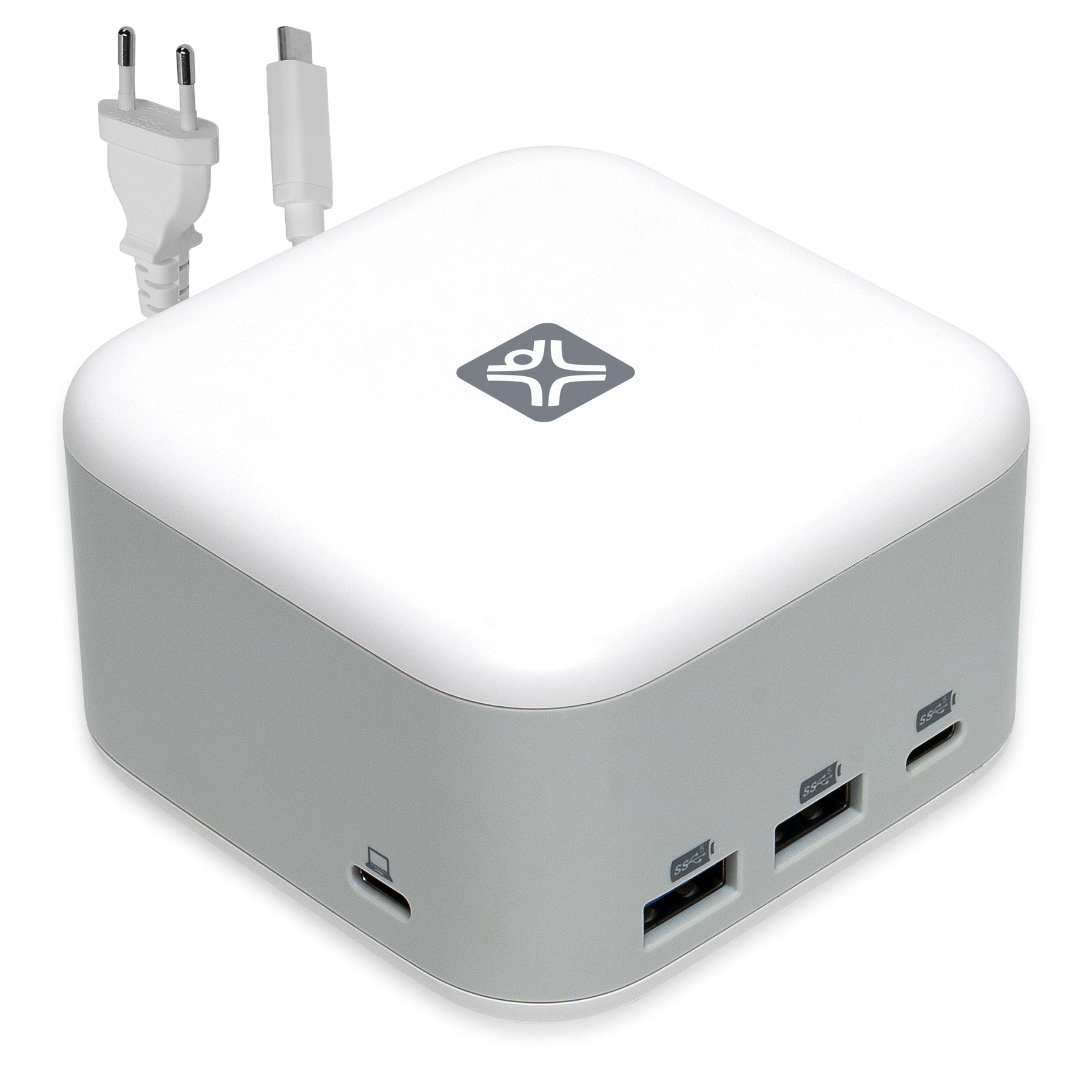 XtremeMac X-Cube PRO Dockingstation 6-in-1 USB-C HDMI RJ-45 130 W Weiß