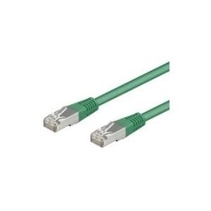 Wentronic Goobay CAT 5e Patchkabel, SF/UTP, Grün, 1 m - CCA Kupfergemisch (68043)