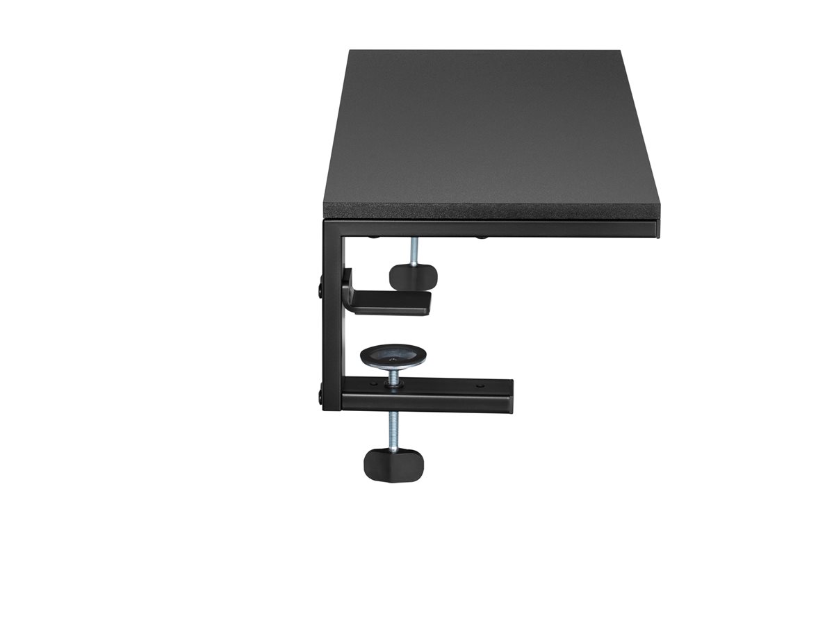 V7 DT1RSC Bildschirmständer mit Klemme 10"–32" Schwarz