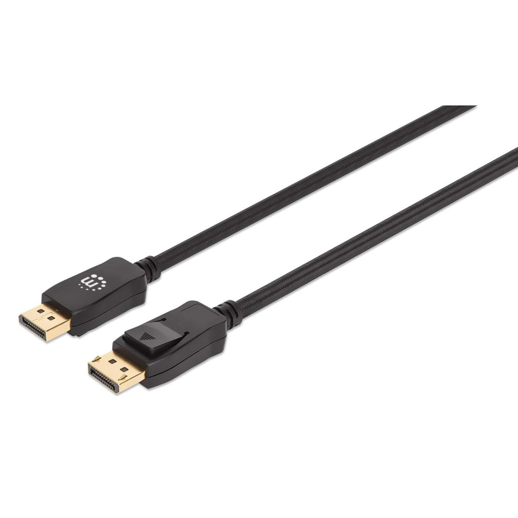 Manhattan DisplayPort 1.4 Kabel 8K@60Hz 4K@120Hz 1 m Schwarz