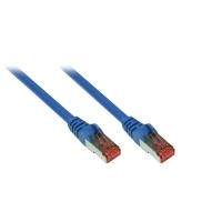 RNS® Patchkabel mit Rastnasenschutz, Cat. 6A, S/FTP, PiMF, halogenfrei, 500MHz, blau, 15m, Good Connections (8060-H150B)