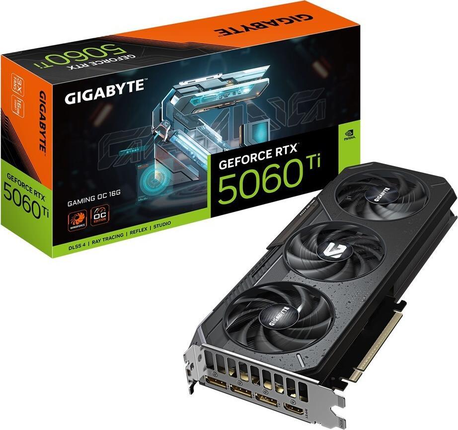 Gigabyte RTX5060 Ti Gaming OC (GV-N506TGAMING OC-16GD) (geöffnet)