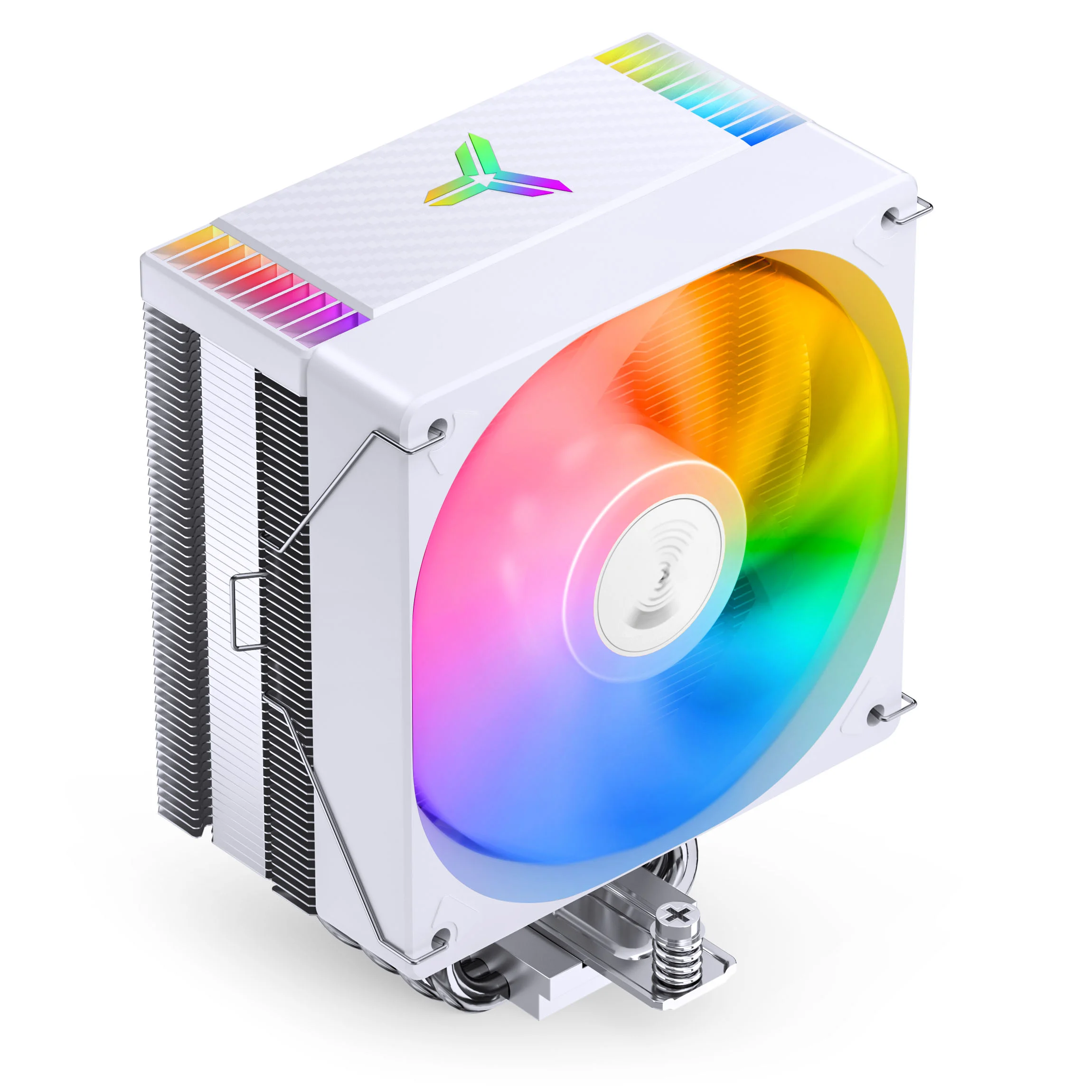 Jonsbo CR-1000MAX V2 ARGB CPU-Kühler weiß, 230W TDP, 6x6mm Heatpipes, 120mm PWM Fan