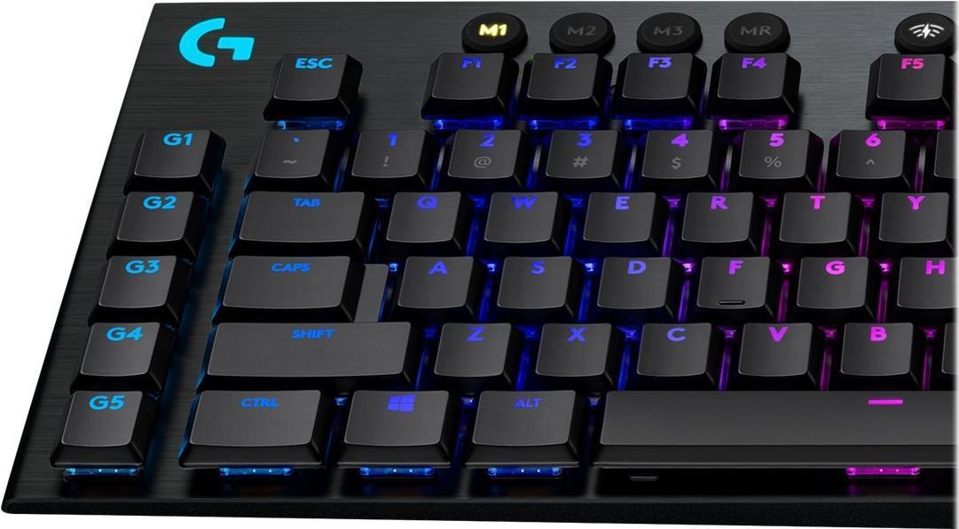 Logitech Gaming G915 Mechanische Gaming-Tastatur GL Tactile LIGHTSPEED Kabellos QWERTZ Deutsch Schwarz
