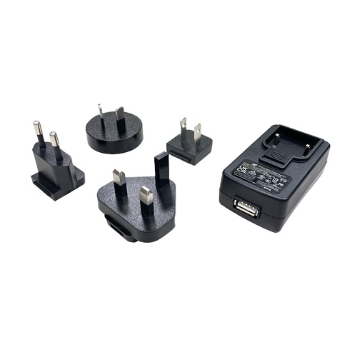 UNITECH PA700/PA720/726/760/MS920/HT1/RM3 /MS916/MS926/WD100/EA500/502 EA500 cradle, 5V/2A USB Power Adaptor, with US/EU/UK/AU plugs (1010-900067G)