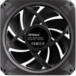 Antec Orbit 120 ARGB 0-761345-40059-6 Gehäuselüfter-Set – 120×120×28 mm – ARGB – PWM – 3-Pack – Schwarz
