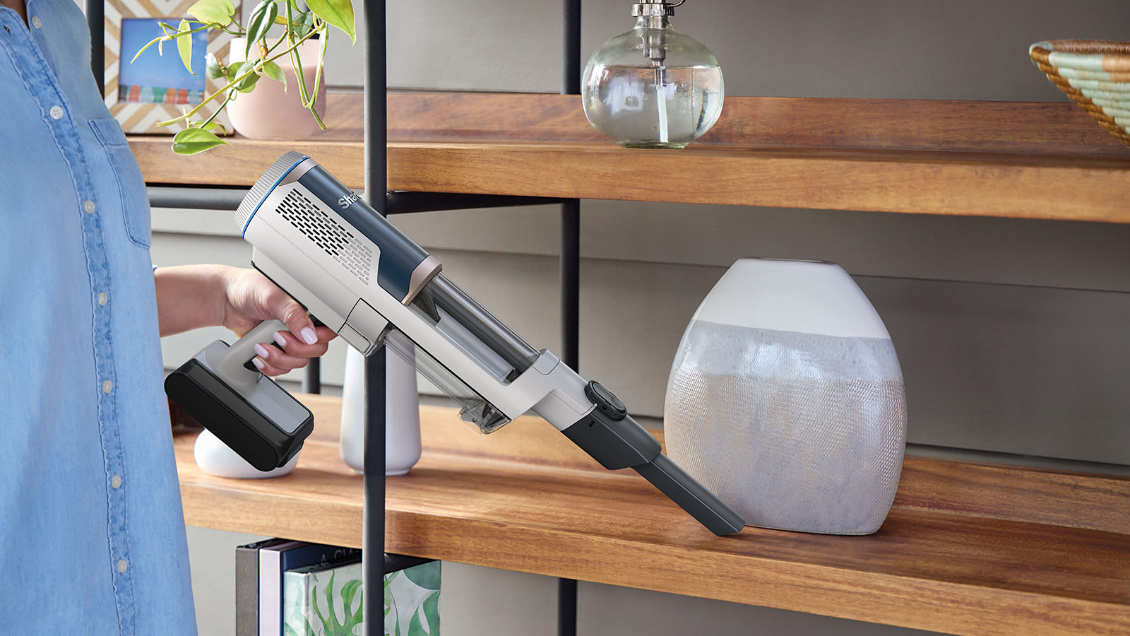 Shark Clean & Empty BU3521EU Akku-Stielstaubsauger 240 W Grau
