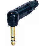 NEUTRIK Klinken-Steckverbinder 6.35 mm Stecker, gewinkelt Polzahl: 3 Stereo Schwarz NP3RX-B 1 St. (NP3RX-B)