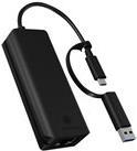 RaidSonic ICY BOX IB-LAN300-C3 - Netzwerkadapter - USB-C 3.0 - 10M/100M/1G/2,5 Gigabit Ethernet x 1 - Schwarz (IB-LAN300-C3)