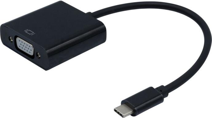 EXERTIS USB Typ-C zu VGA Adapter (127551)