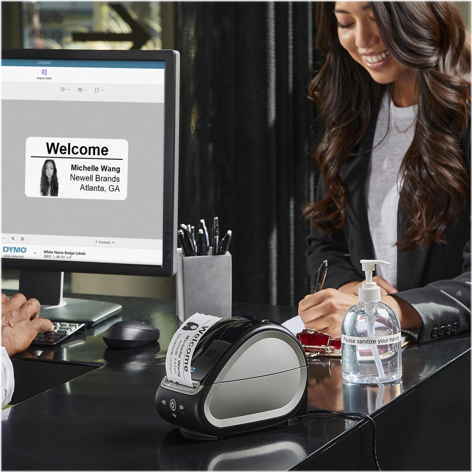 DYMO LabelWriter 550 Etikettendrucker Thermodirekt 300 x 300 dpi USB 2.0 Schwarz, Grau