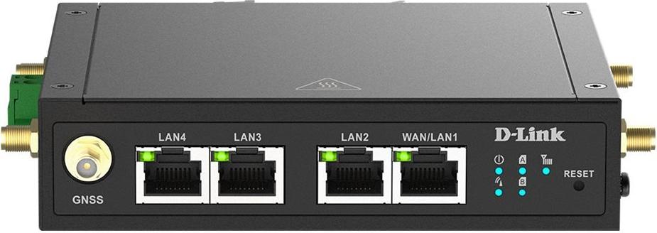 D-Link DWM-530-T 4G LTE M2M VPN Wi-Fi Router DIN-Schiene N300 Schwarz