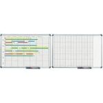 HEBEL Universalplaner (B)900 x (T)600 mm, Wochen und Monate großzügige Felder für individuelle Eintragungen (64961-84)