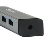 Equip USB-Hub USB3.1-C zu USB3.0, 4Port, schwarz (128954)
