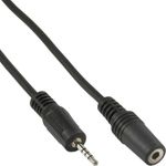 InLine Audiokabel 4-poliger Mikro-Stecker (M) bis 4-poliger Mini-Stecker (W) (99308F)