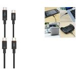 ANSMANN Daten- & Ladekabel mit Display, USB-C (1700-0171)